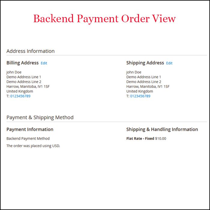 Backend-Payment-Order-View