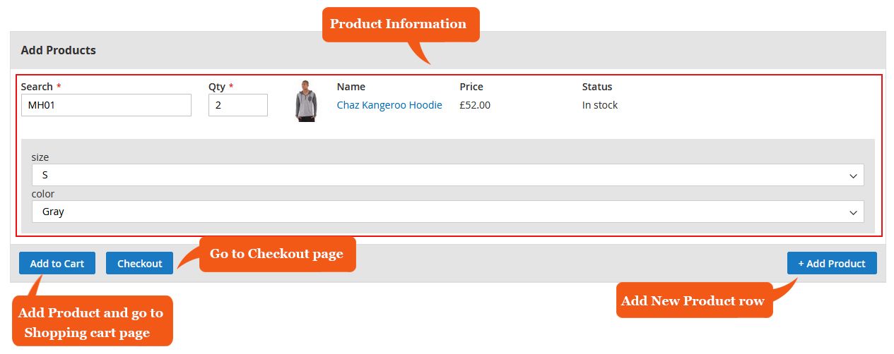 Quick Order Magento 2 Front End