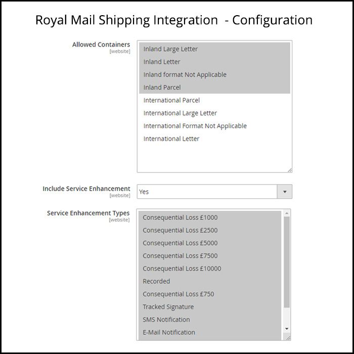 Royal-Mail-Configuration