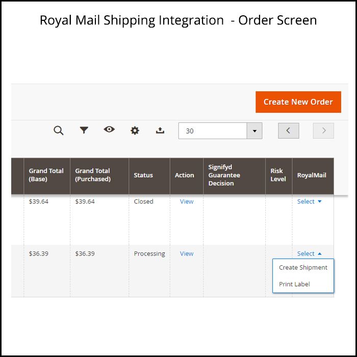 Royal-Mail-Order-screen